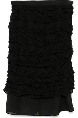Rokh Chiffonrock in Knitteroptik