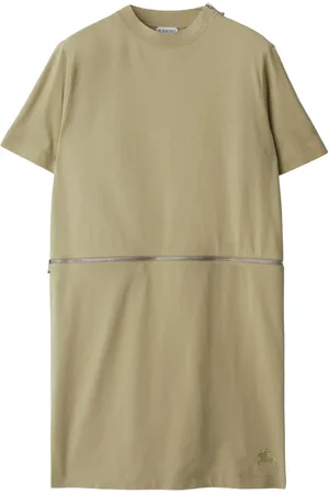 Burberry Kleid mit Logo-Stickerei