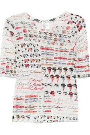 CHANEL 2006 T-Shirt mit grafischem Print