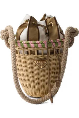 Prada Mini Wicker Beuteltasche