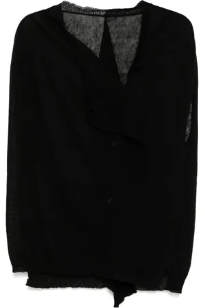 YOHJI YAMAMOTO Drapierter Cardigan