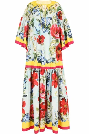 Dolce & Gabbana Kaftan mit Blumen-Print