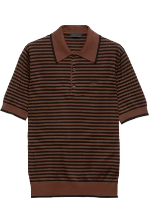 Prada Gestreiftes Poloshirt