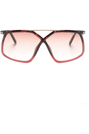 Tom Ford Oversized-Sonnenbrille in Schildpattoptik