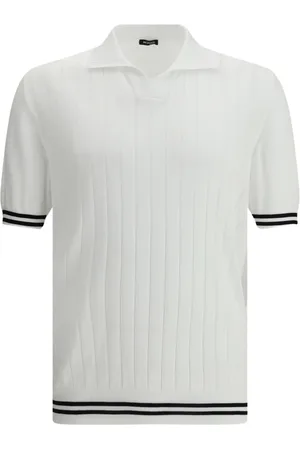 Kiton Ribbed polo shirt
