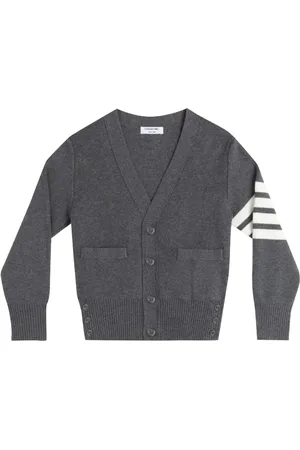 Thom Browne Cardigan mit gestreiften Ärmeln