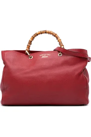 Gucci 2016-2024 kleine Bamboo Satchel-Tasche aus Kalbsleder