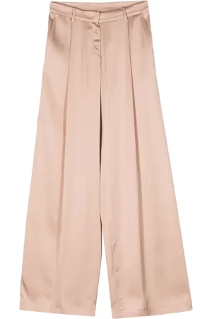 Nº21 Hoch sitzende Palazzo-Satinhose