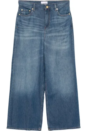 Ganni Jeans mit weitem Bein