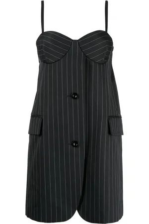 SACAI Minikleid mit Nadelstreifen