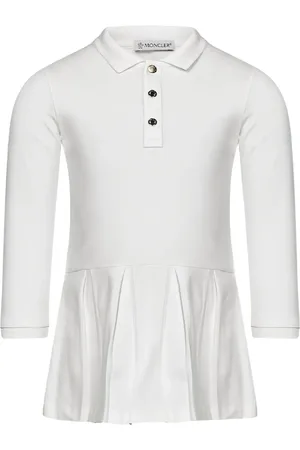 Moncler Poloshirtkleid mit Falten