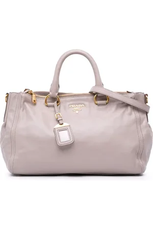 Prada 2013-2024 kleine Soft Double Zip Satchel-Tasche aus Kalbsleder