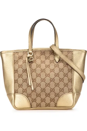 Gucci 2000-2015 kleine GG Bree Satchel-Tasche aus Canvas