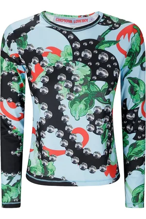 Chopova Lowena Langarmshirt mit abstraktem Print
