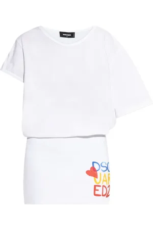 Dsquared2 Klassisches T-Shirtkleid