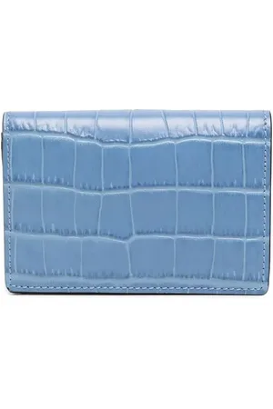 SMYTHSON Portemonnaie mit Kroko-Effekt