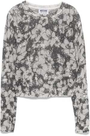 Moschino Pullover mit Blumen-Jacquard