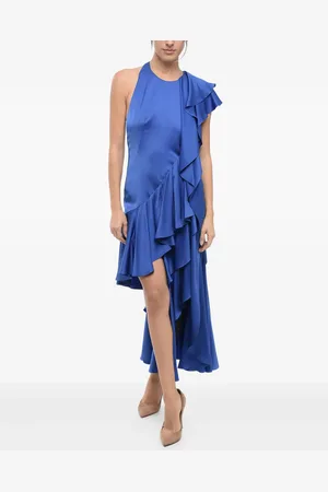 Alexander McQueen Drapiertes Minikleid mit Rüschen