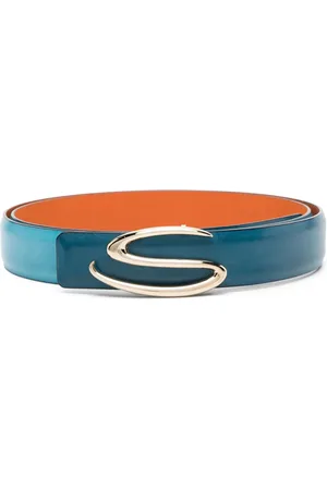 santoni Gürtel mit Logo-Schnalle