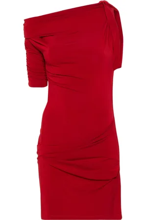 Jacquemus La Mini Robe Drapeado Kleid
