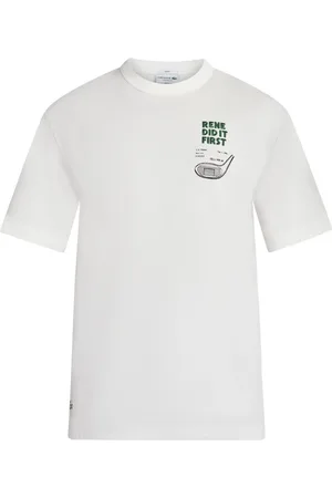 Lacoste T-Shirt mit Patent-Print