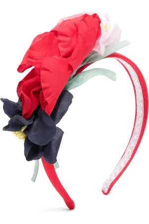 MONNALISA Haarreif mit Blumenapplikation