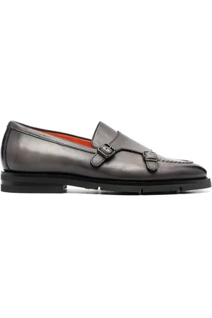 santoni Monk-Schuhe mit doppelter Schnalle