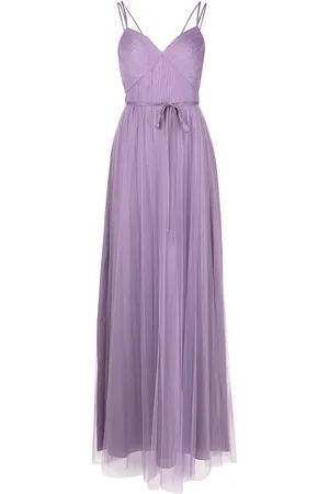 Marchesa Notte Maxikleid mit Falten