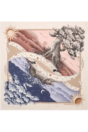 Salvatore Ferragamo Schal mit Day & Night-Print