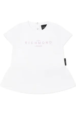 John Richmond Kleid mit Logo-Print