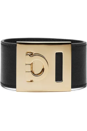 Salvatore Ferragamo Lederarmband mit Gancini-Detail