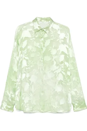 ERMANNO SCERVINO Hemd mit Jacquard-Blumenmuster