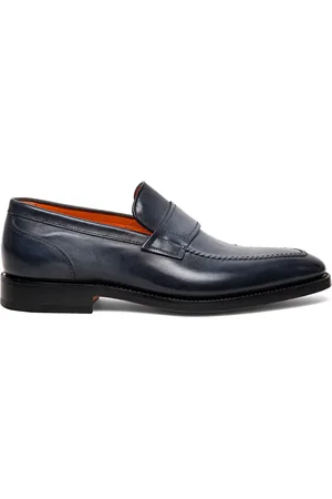 santoni Loafer mit mandelförmiger Kappe