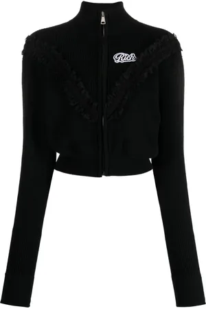 Alessandra Rich Cardigan mit Spitze