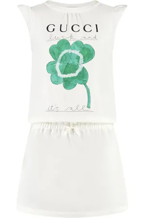 Gucci Clover-print dress