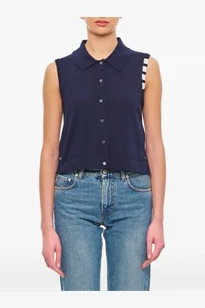 Thom Browne 4-Bar Trägershirt