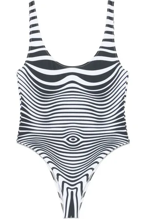 Jean Paul Gaultier Marinière Body Morphing Badeanzug
