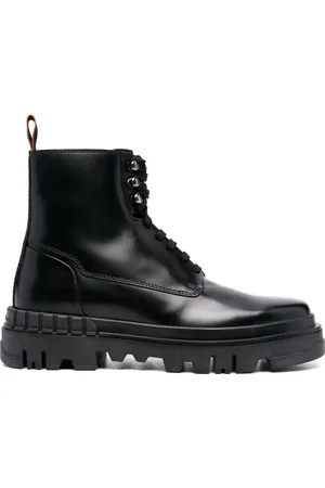 santoni Schnürstiefel mit dicker Sohle