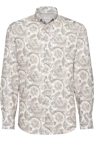 Brunello Cucinelli Hemd mit Paisley-Print