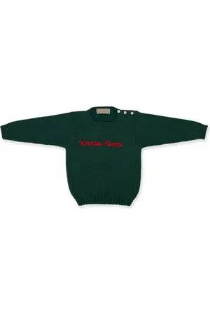 LA STUPENDERIA Slogan-embroidered sweater