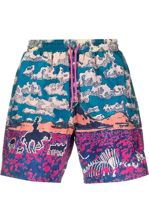 ICECREAM Cloud World Badeshorts mit Kordelzug