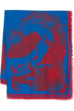 Alexander McQueen Schal mit grafischem Print
