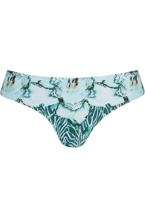 TEMPERLEY LONDON Liana Bikinihöschen mit Blumen-Print