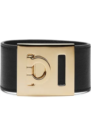 Salvatore Ferragamo Lederarmband mit Gancini-Detail