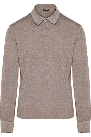 Ermenegildo Zegna Langärmeliges Poloshirt