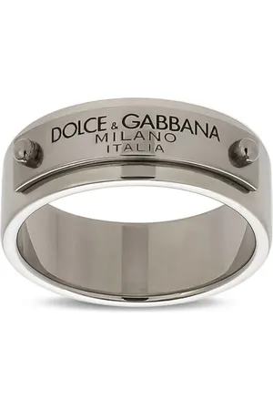Dolce & Gabbana Ring mit graviertem Logo