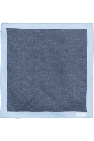 HUGO BOSS Einstecktuch mit Logo-Print