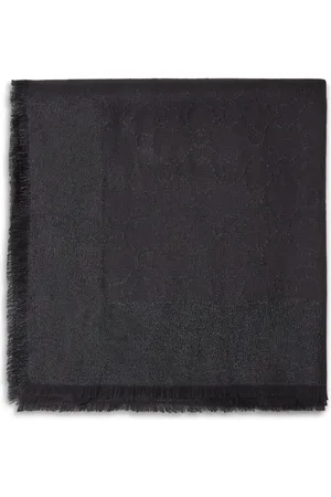 Salvatore Ferragamo Jacquard-Schal mit Fransen