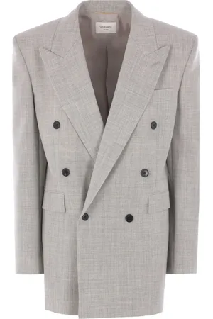 Saint Laurent Wool-silk blazer
