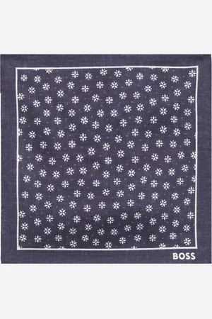HUGO BOSS Einstecktuch mit Blumen-Print